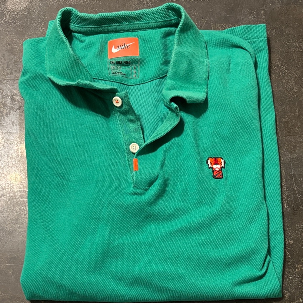 Nike Teal Polo Shirt for Men